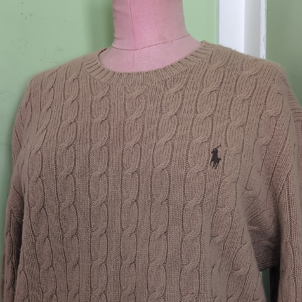 Polo Ralph Lauren Crewneck Sweater - Brown Wool